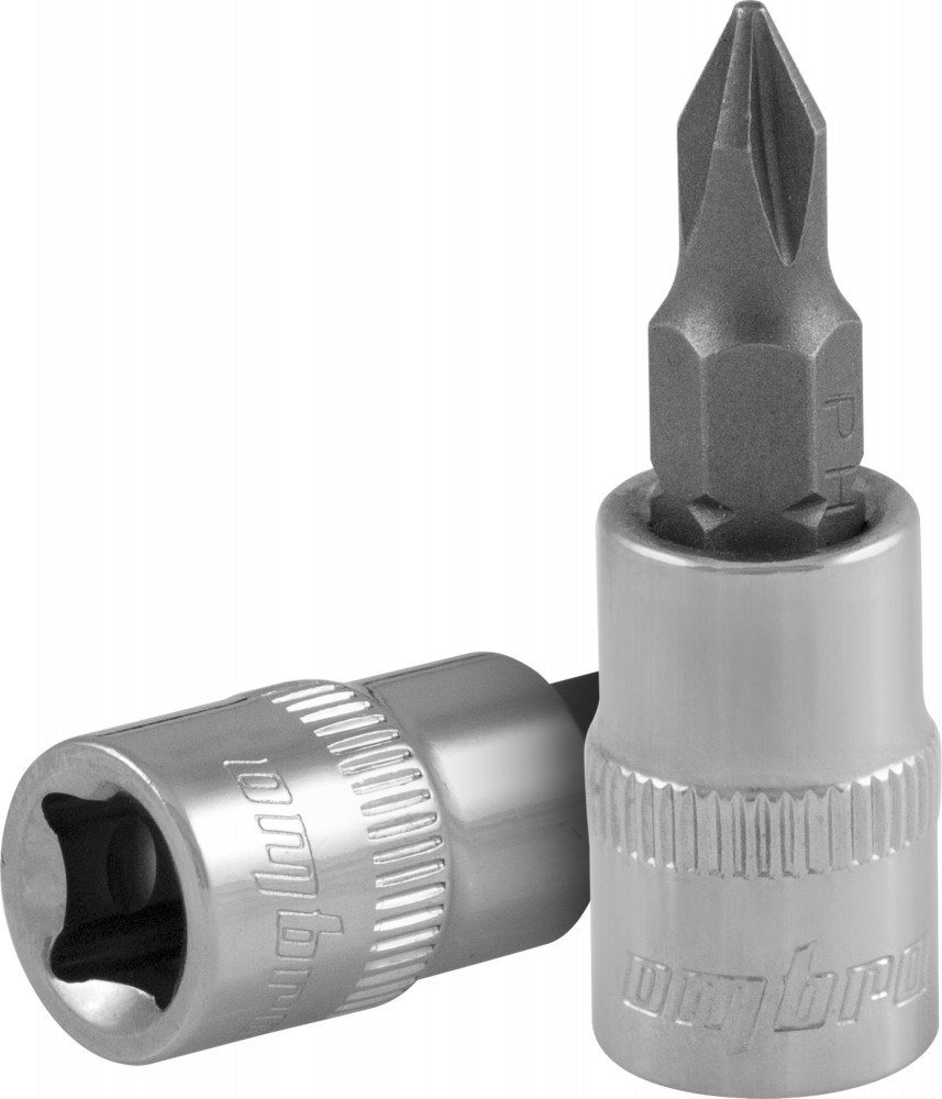 Ombra 114401 Насадка торцевая 1/4"DR с вставкой-битой крестовой, РН1 114401
