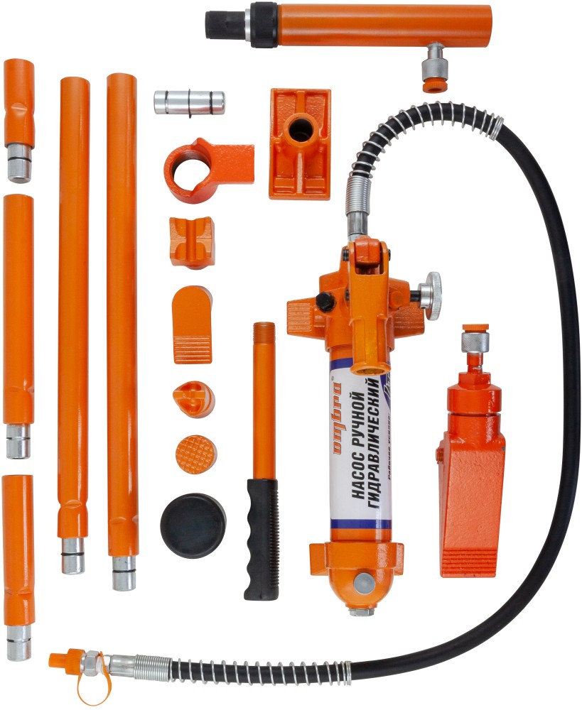 Ombra OHT948N Набор гидравлического инструмента для кузовного ремонта 4 т. 18 предметов OHT948N
