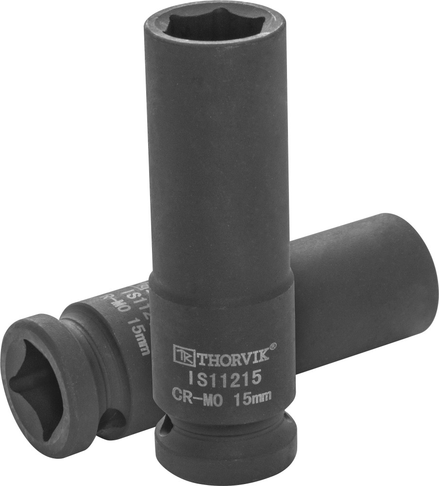 Thorvik IS11215 Головка торцевая ударная глубокая 1/2"DR, 15 мм IS11215