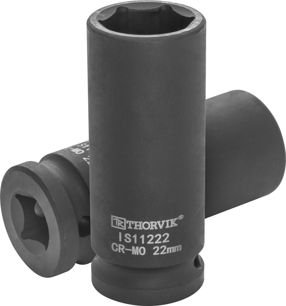 Thorvik IS11222 Головка торцевая ударная глубокая 1/2"DR, 22 мм IS11222