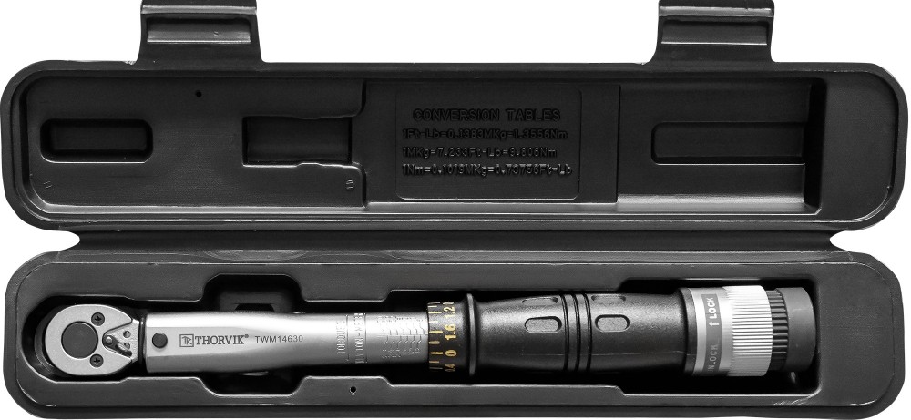 Thorvik TWM14630 Ключ динамометрический 1/4"DR, 6-30 Нм TWM14630