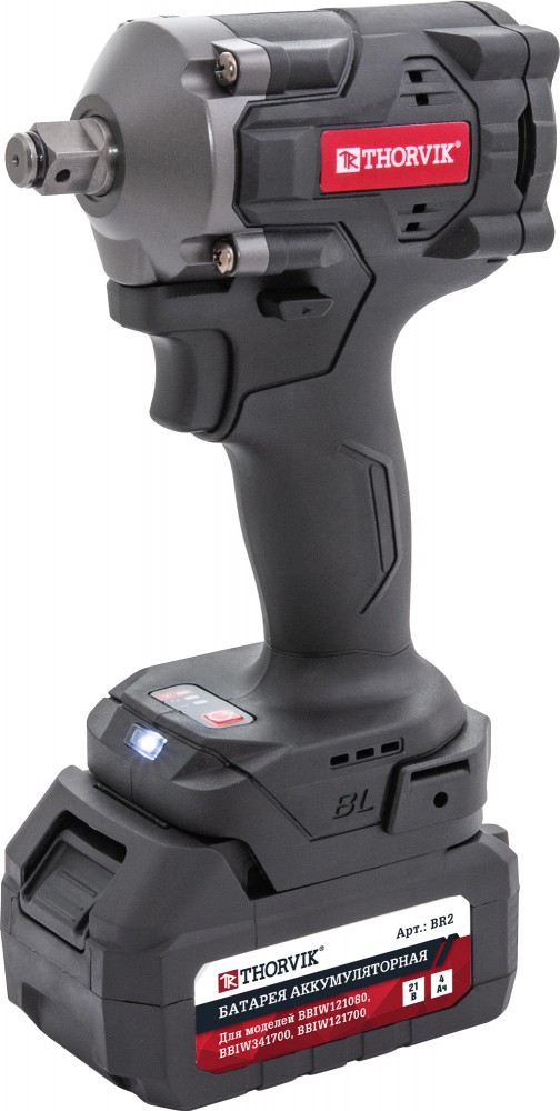 Thorvik BBIW12620 Гайковерт ударный аккумуляторный бесщёточный 1/2"DR, 21В, 620 Нм BBIW12620