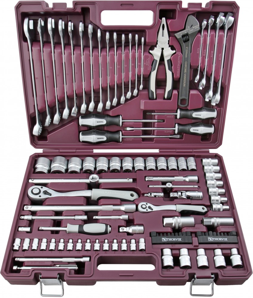  TS101 Набор инструмента универсальный 1/4", 1/2"DR, 101 предмет TS101
