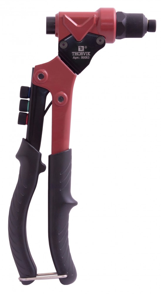 Thorvik RHR3 Заклепочник рычажный универсальный с поворотной головой для вытяжных и резьбовых заклепок 3 в 1 RHR3