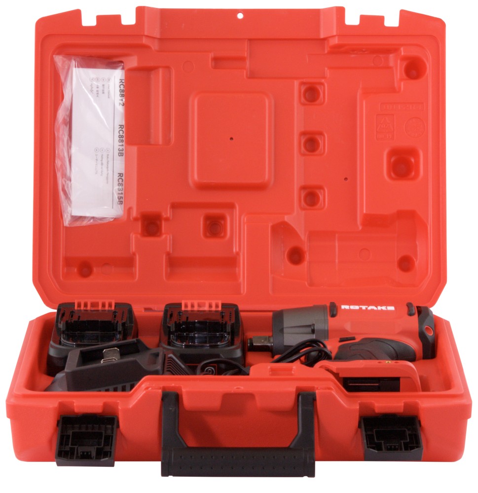 Rotake 8812 (T2-40D) Гайковерт ударный аккумуляторный бесщёточный 1/2"DR, 18В, 1180 Нм 8812