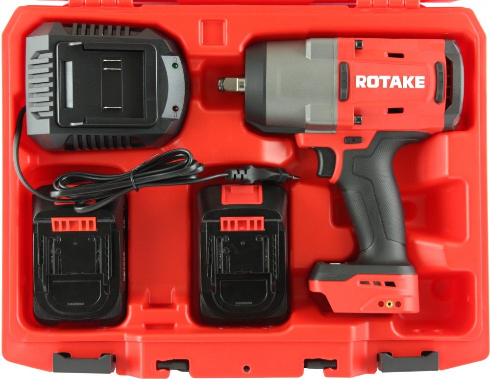 Rotake 8813 (T3-40D) Гайковерт ударный аккумуляторный бесщёточный 1/2"DR, 18В, 1880 Нм 8813