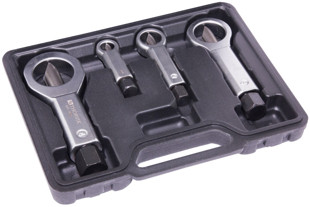 Thorvik NSS5 Набор гайколомов,  9-36 мм, 4 предмета NSS5