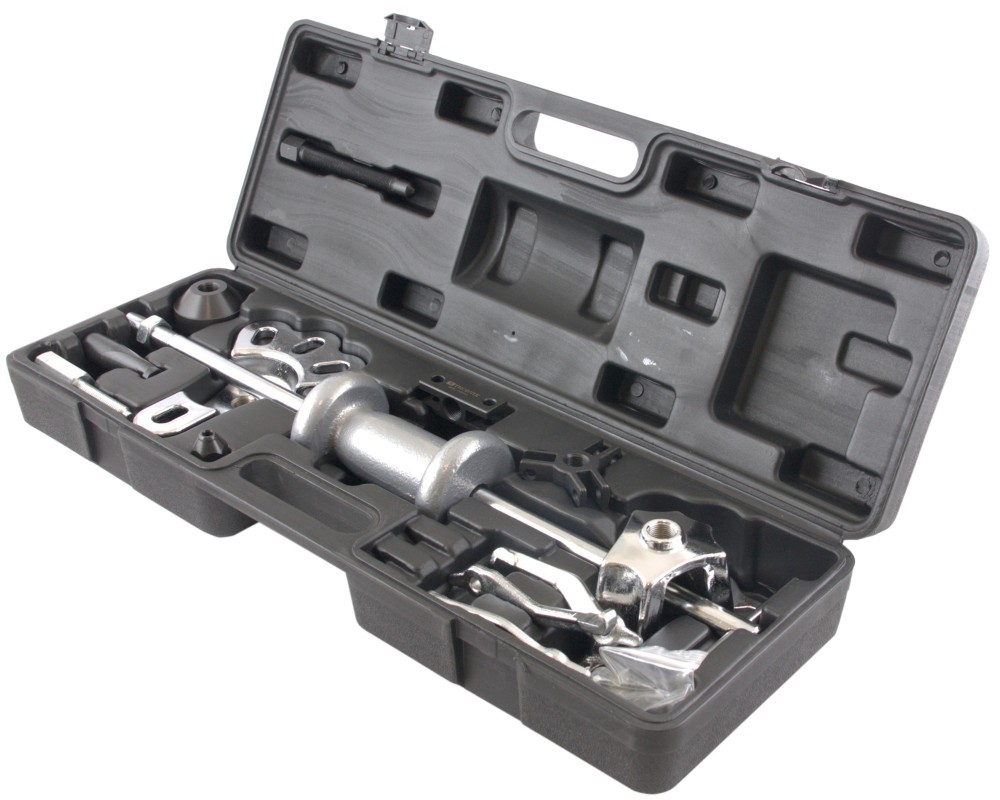 Thorvik SHPS18 Набор съемников подшипников и ступиц с обратным молотком, 18 предметов SHPS18