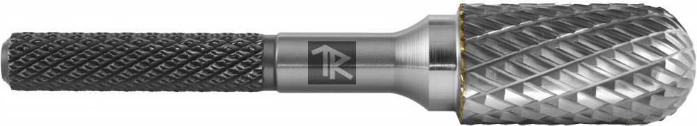 Thorvik TRRBC08200665-2  Борфреза твердосплавная цилиндрическая с радиусным торцом, тип C, 8 мм, двойная насечка, в боксе TRRBC08200665-2