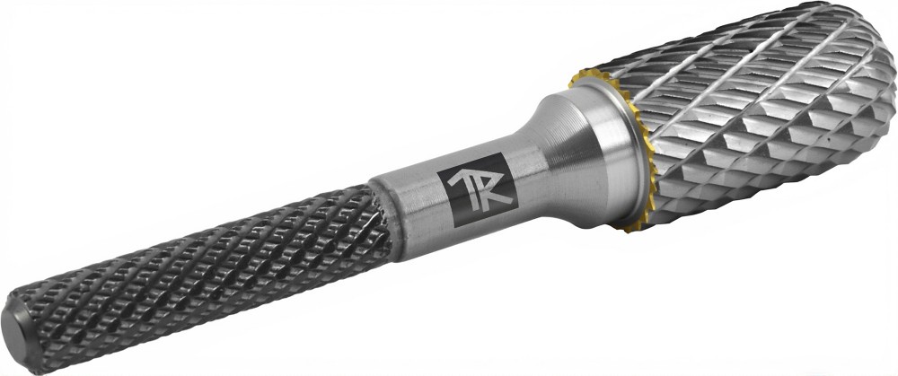 Thorvik TRRBC12250670-2 2 Борфреза твердосплавная цилиндрическая с радиусным торцом, тип C, 12 мм, двойная насечка, в боксе TRRBC12250670-2