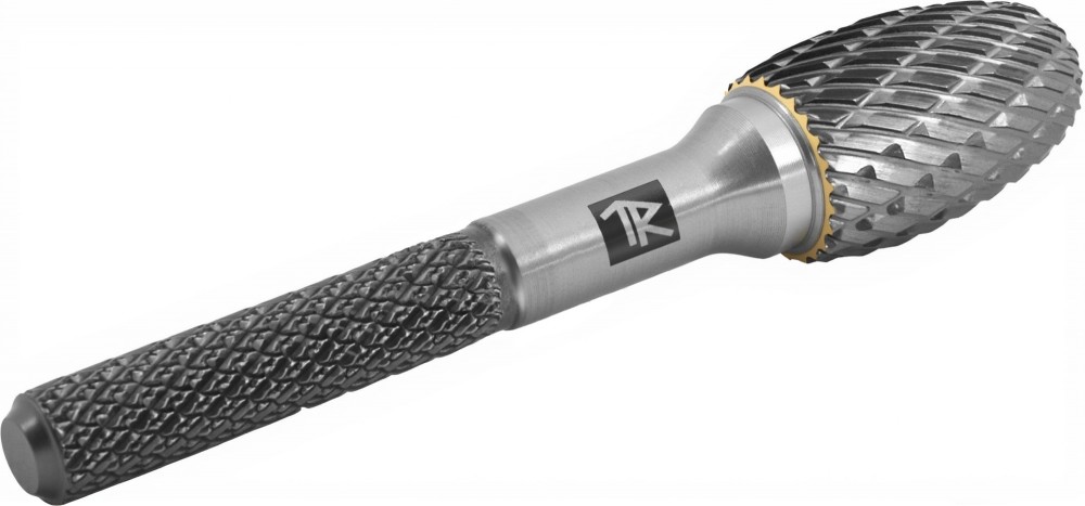 Thorvik TRRBE10160661-2  Борфреза твердосплавная овальная, тип E, 10 мм, двойная насечка, в боксе TRRBE10160661-2