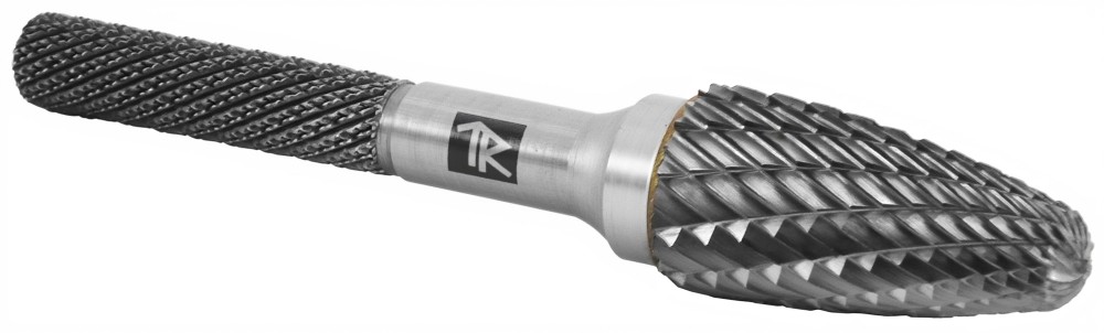 Thorvik TRRBF12250670-2  Борфреза твердосплавная гиперболическая, тип F, 12 мм, двойная насечка, в боксе TRRBF12250670-2