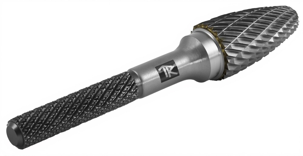 Thorvik TRRBF12250670-2  Борфреза твердосплавная гиперболическая, тип F, 12 мм, двойная насечка, в боксе TRRBF12250670-2