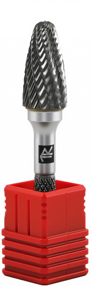 Thorvik TRRBF12250670-2  Борфреза твердосплавная гиперболическая, тип F, 12 мм, двойная насечка, в боксе TRRBF12250670-2