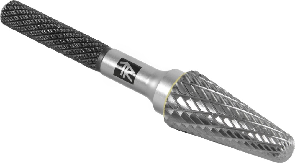 Thorvik TRRBL10250670-2  Борфреза твердосплавная коническая с радиусным торцом, тип L, 10 мм, двойная насечка, в боксе TRRBL10250670-2