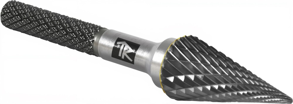 Thorvik TRRBM12250670-2  Борфреза твердосплавная коническая, тип M, 12 мм, двойная насечка, в боксе TRRBM12250670-2