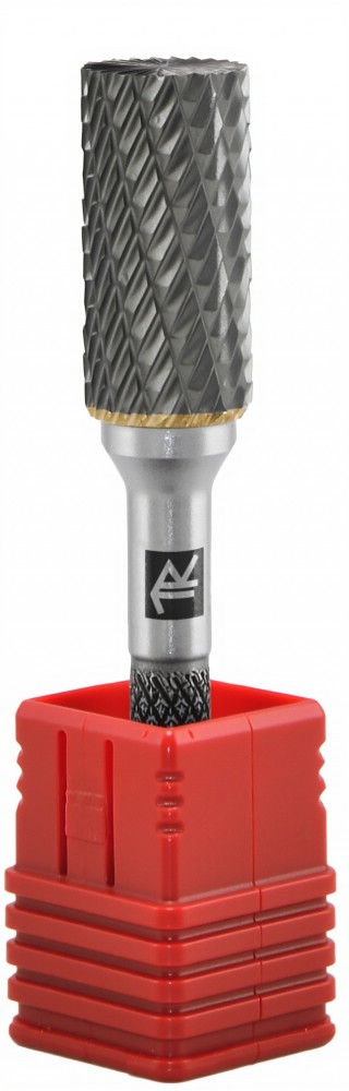 Thorvik TRRBB08200665-2 Борфреза твердосплавная цилиндрическая с торцевой заточкой, тип B, 8 мм, двойная насечка, в боксе TRRBB08200665-2