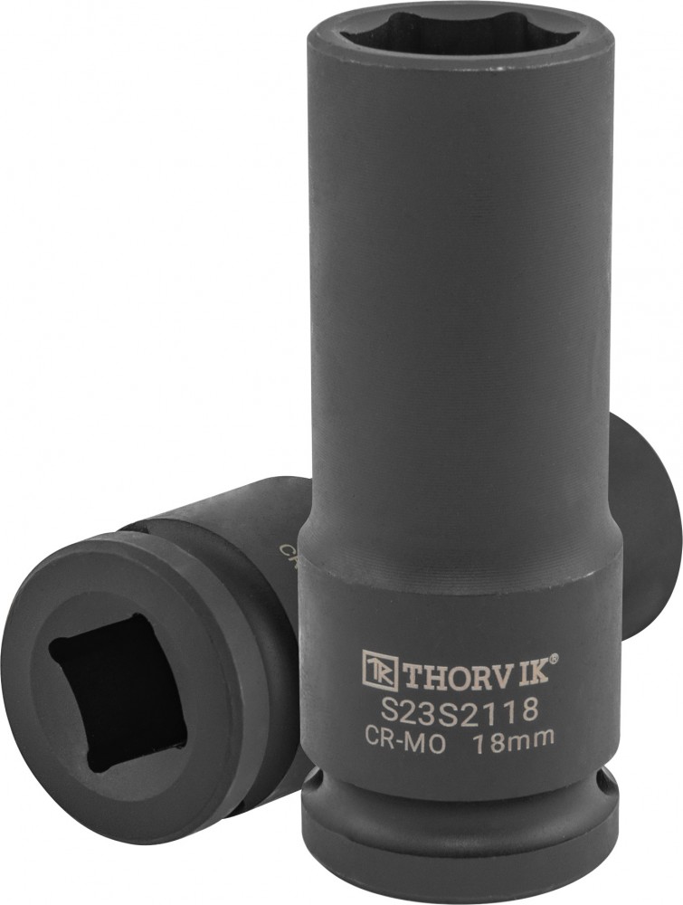 Thorvik S23S2118 Головка торцевая ударная глубокая 1/2"DR, 18 мм S23S2118