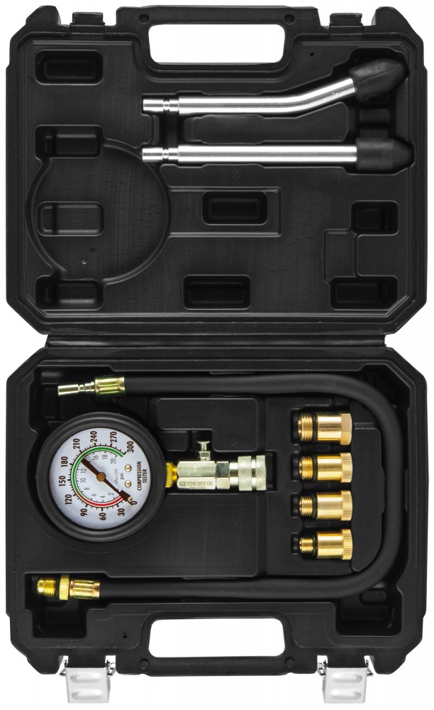 Thorvik CTK2 Компрессометр бензиновых двигателей в наборе с переходниками CTK2