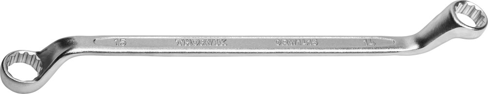 Thorvik ORW1415 Ключ гаечный накидной изогнутый 75°, 14x15 мм ORW1415