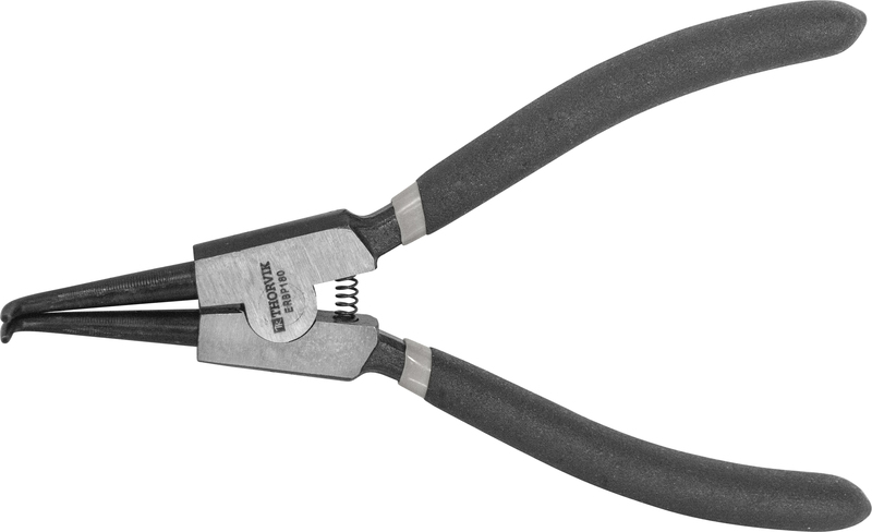 Thorvik ERBP180 Щипцы загнутые 90° для стопорных колец с ПВХ рукоятками, разжим, 180 мм, 10-40 мм ERBP180