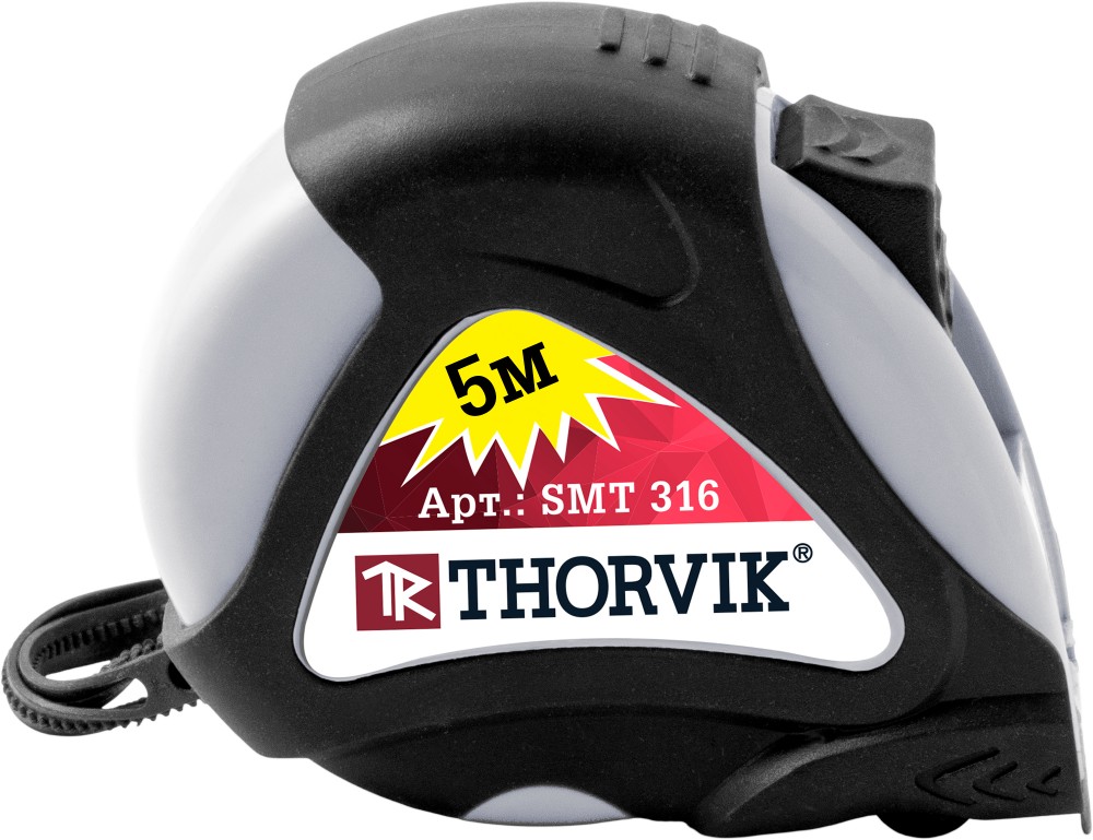  SMT519 Рулетка в обрезиненном корпусе, 5 м SMT519