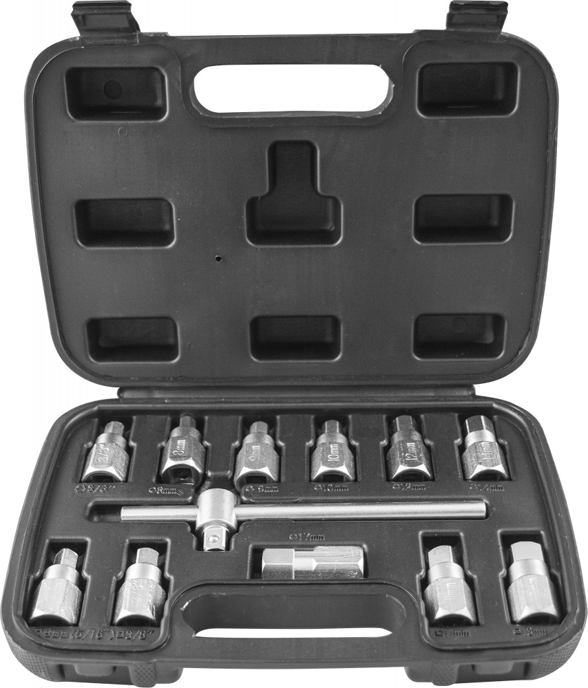 Thorvik AODTS12 Набор приспособлений для откручивания масляных пробок, 12 предметов AODTS12