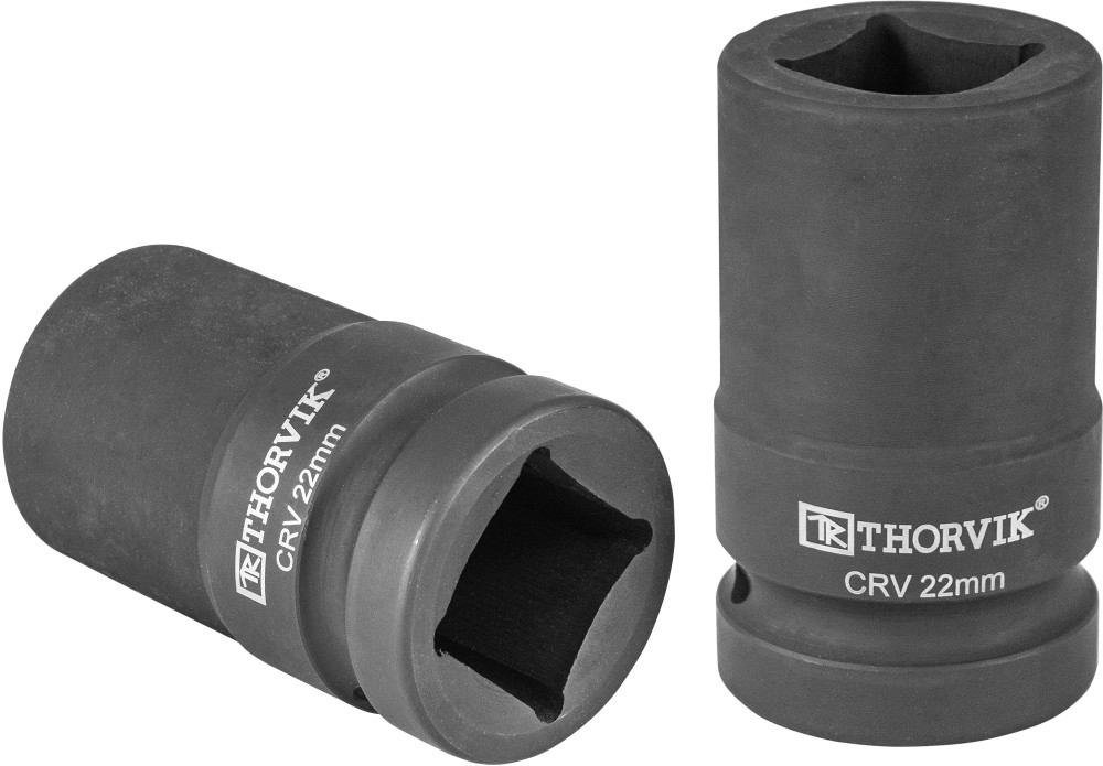 Thorvik LSWS00122 Головка торцевая 4-х гранная для ручного гайковерта 1"DR, 22 мм LSWS00122