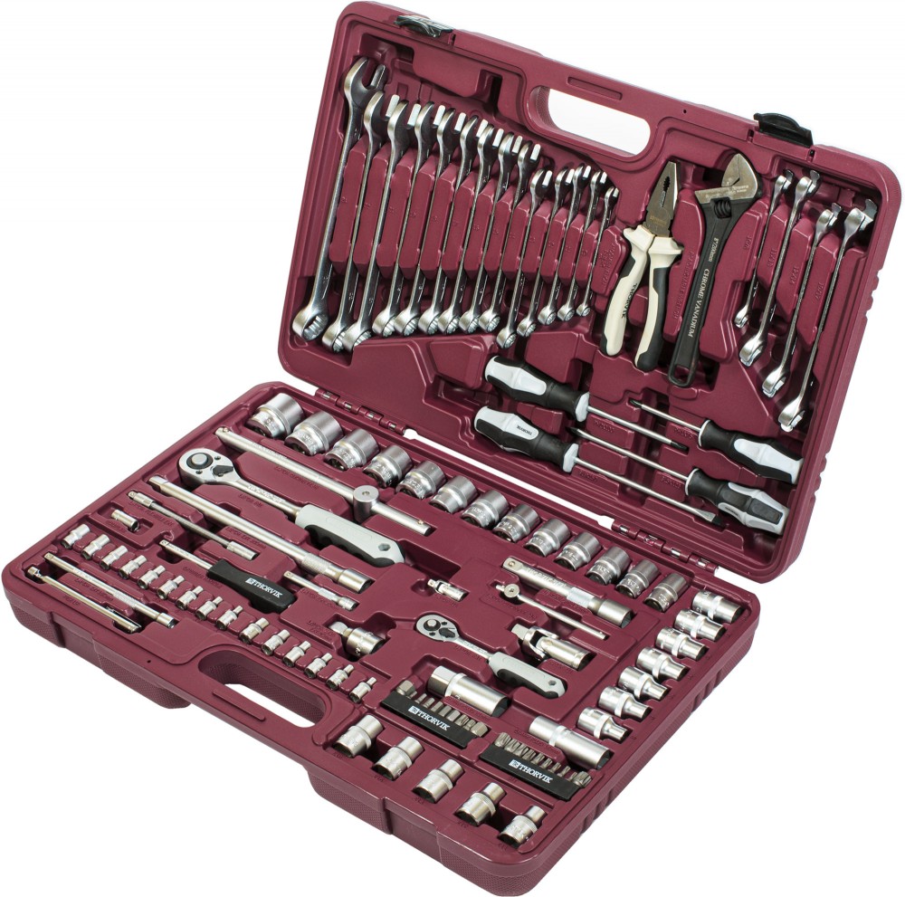 Thorvik UTS0101 Набор инструмента универсальный 1/4", 1/2"DR, 101 предмет UTS0101