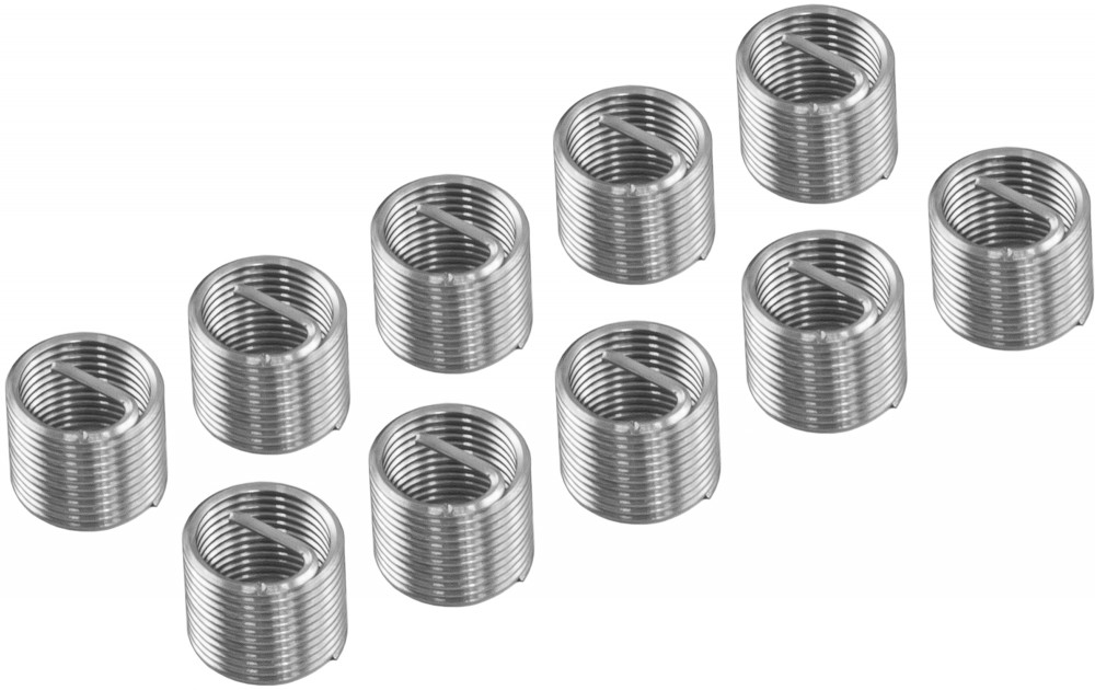 Thorvik WTRI12125 Набор вставок резьбовых M12x1.25, 10 предметов WTRI12125