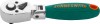  R4203 Рукоятка трещоточная укороченная с шарниром 3/8"DR, 36 зубцов, 155 мм R4203