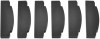  JAI-1138L-24 Лопасти ротора двигателя гайковёрта пневматического JAI-1138L, 6 шт. JAI-1138L-24