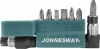 Jonnesway S08H208S Комплект вставок-бит 1/4"DR, SL4,7, PH1,2,3, PZ1,2, c Г-образным приводом, 8 предметов S08H208S