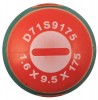  D71S9175 Отвертка стержневая шлицевая ANTI-SLIP GRIP, SL9.5х175 D71S9175