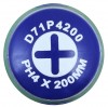  D71P4200 Отвертка стержневая крестовая ANTI-SLIP GRIP, PH4х200 D71P4200