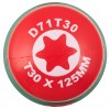 Jonnesway D71T30 Отвертка стержневая TORX® ANTI-SLIP GRIP, T30х125 D71T30