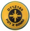 Jonnesway D71Z180 Отвертка стержневая POZIDRIV® ANTI-SLIP GRIP, PZ1x80 D71Z180