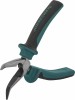 Jonnesway P1216 Длинногубцы изогнутые 45 с двухкомпонентными рукоятками, 160 мм P1216