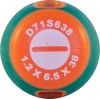 Jonnesway D71S638 Отвертка стержневая шлицевая ANTI-SLIP GRIP, SL6.5х38 мм D71S638
