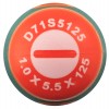Jonnesway D71S5125 Отвертка стержневая шлицевая ANTI-SLIP GRIP, SL5.5х125 мм D71S5125