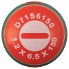  D71S6150 Отвертка стержневая шлицевая ANTI-SLIP GRIP, SL6.5х150 мм D71S6150