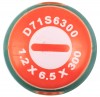  D71S6300 Отвертка стержневая шлицевая ANTI-SLIP GRIP, SL6.5х300 мм D71S6300