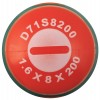  D71S8200 Отвертка стержневая шлицевая ANTI-SLIP GRIP, SL8.0х200 мм D71S8200