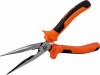 Ombra 420107 Длинногубцы прямые с двухкомпонентными рукоятками, 180 мм 420107