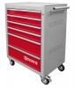 Thorvik TT6GR-R Тележка инструментальная 6-ти полочная (серая с красными ящиками) TT6GR-R