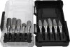 Thorvik TRRB060610-2S Набор борфрез твердосплавных, тип A, B, C, D, E, F, G, H, L, M, 6 мм, двойная насечка, в кейсе, 10 предметов TRRB060610-2S