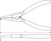 Thorvik ERBP180 Щипцы загнутые 90° для стопорных колец с ПВХ рукоятками, разжим, 180 мм, 10-40 мм ERBP180