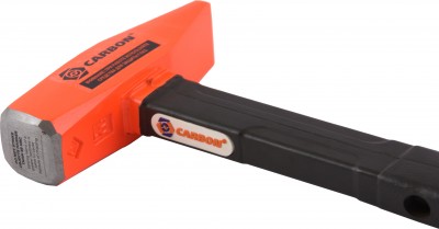 Carbon CHIMH08330 Молоток слесарный с резиновой рукояткой и стальным сердечником, 0,8 кг CHIMH08330