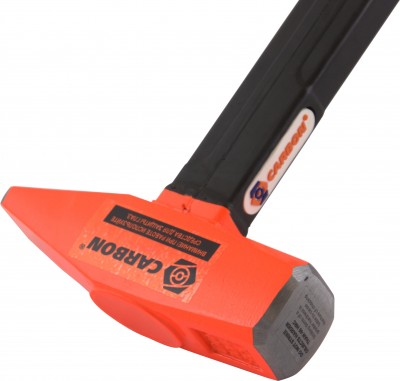 Carbon CHIMH08330 Молоток слесарный с резиновой рукояткой и стальным сердечником, 0,8 кг CHIMH08330