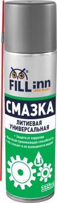 FILL inn FL026 Смазка литиевая универсальная, 335 мл (аэрозоль) FL026